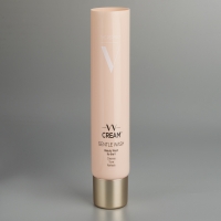 100ml Plastic tube with matte gold screw cap